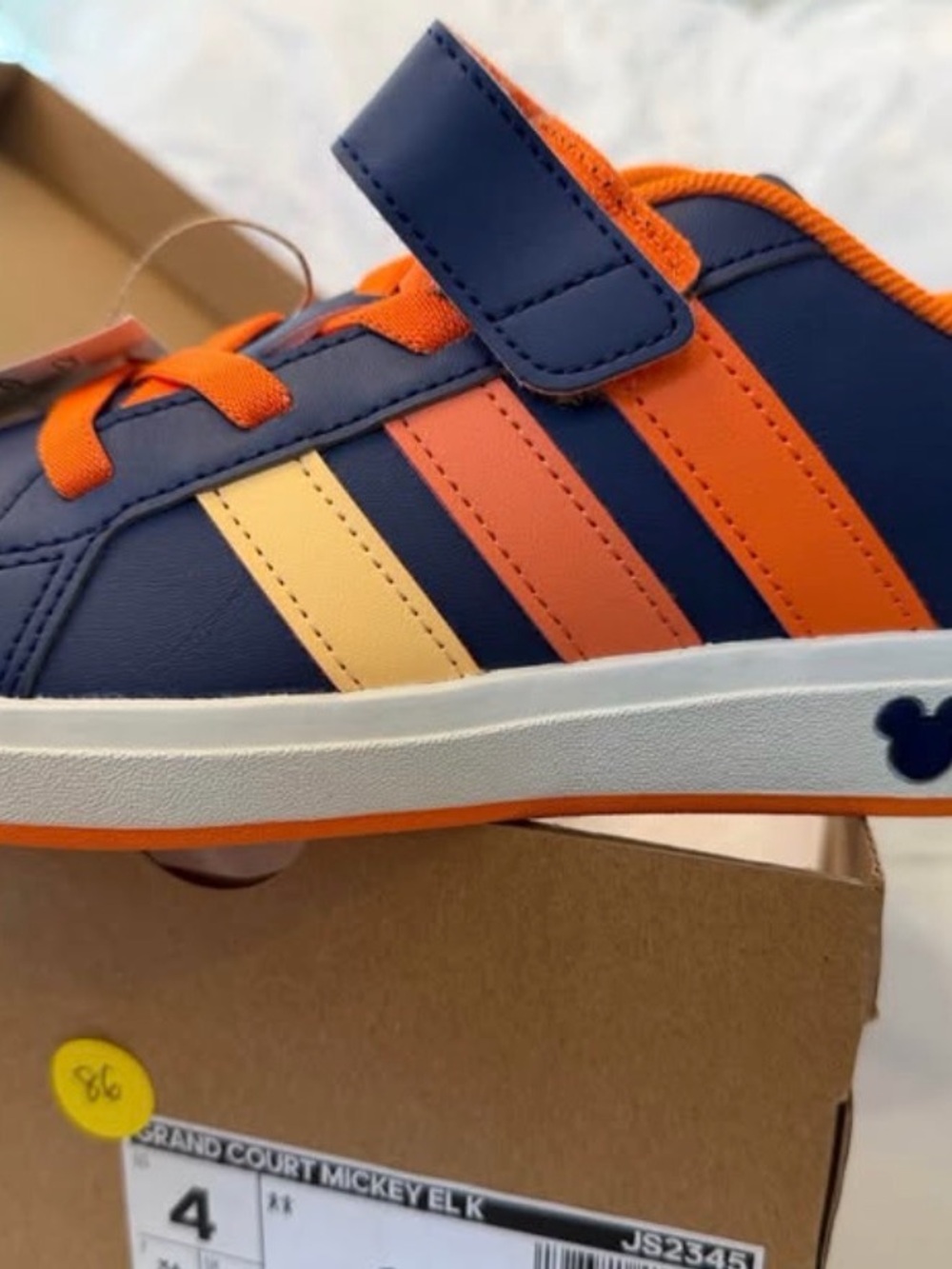 Adidas x Disney Kids Grand Court Mickey Mouse sneakers
